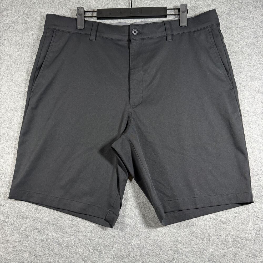 Ben Hogan Golf Shorts Mens 36 Black Flat Front Chino Stretch Lightweight